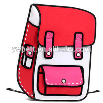 350x350 Drawing Cartoon School Bag School Bag Kids Backpack