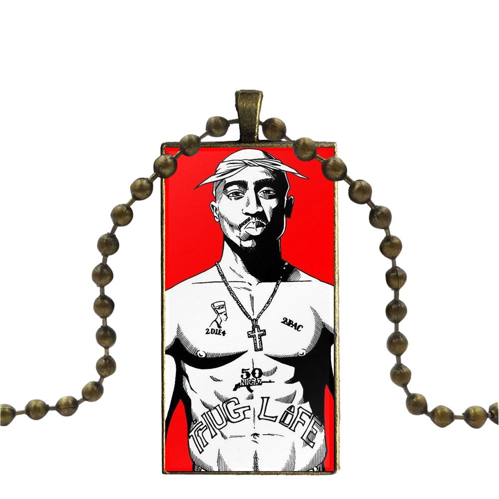 1000x1000 Glass Cabochon Choker Pendant Rectangle Necklace Bronze Color