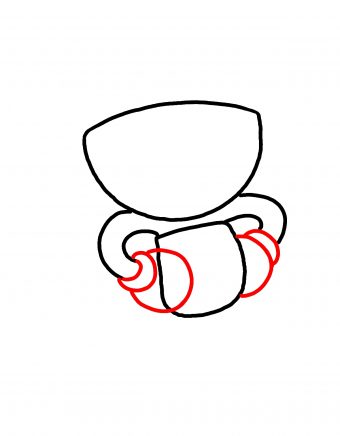 340x436 How To Draw Cuphead Easily