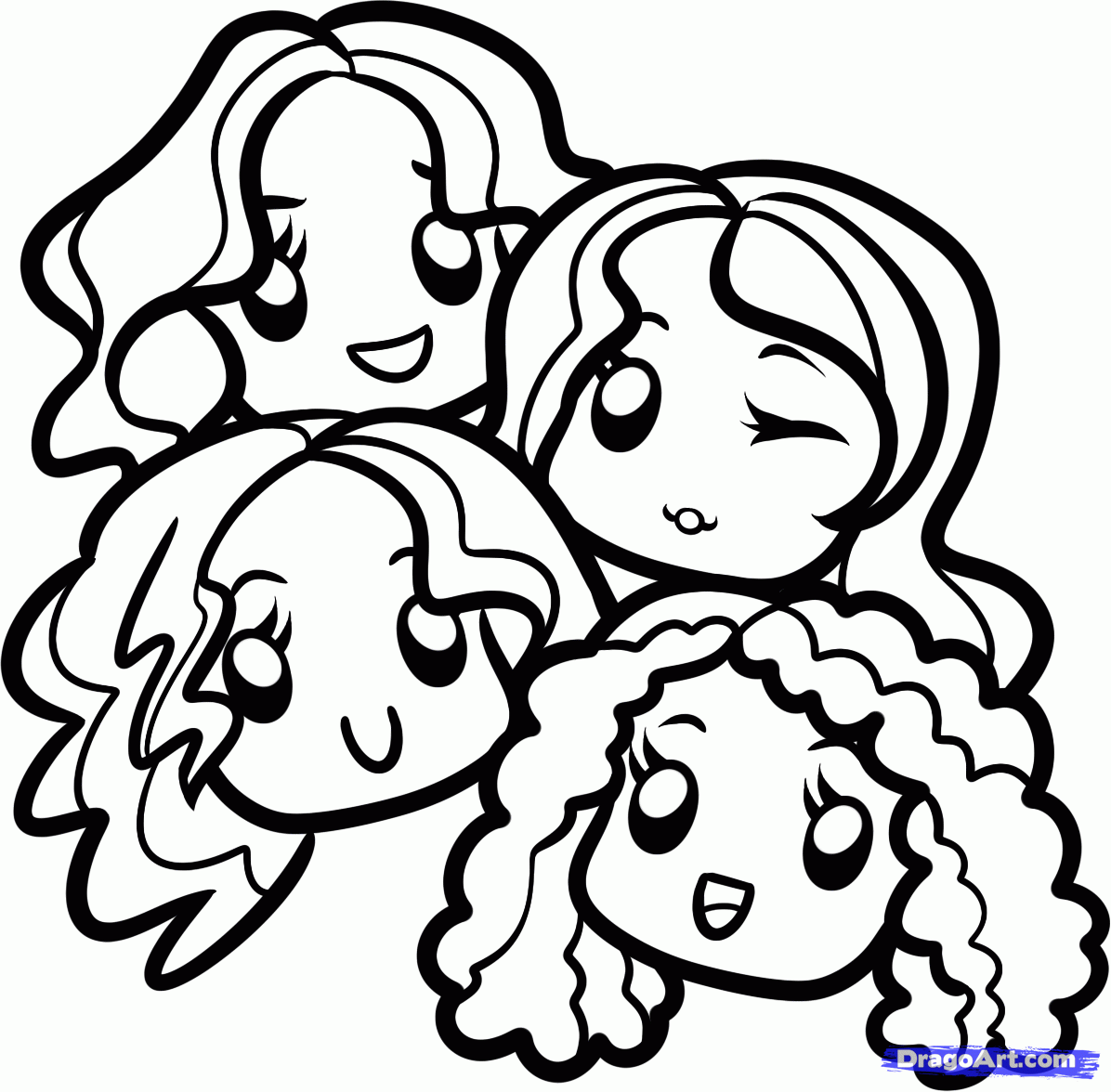 1196x1176 How To Draw Chibi Little Mix, Little Mix Chibi Girls, Step
