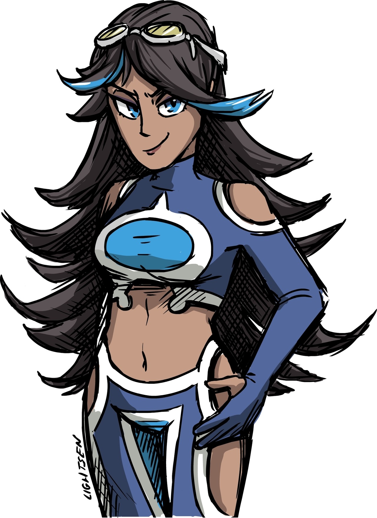 1280x1755 Lightsen She's Awesome, And I Struggle Drawing Girls, So