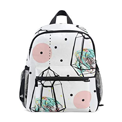 395x395 Kids Backpacks Cartoon Drawing Painting Unique Prints