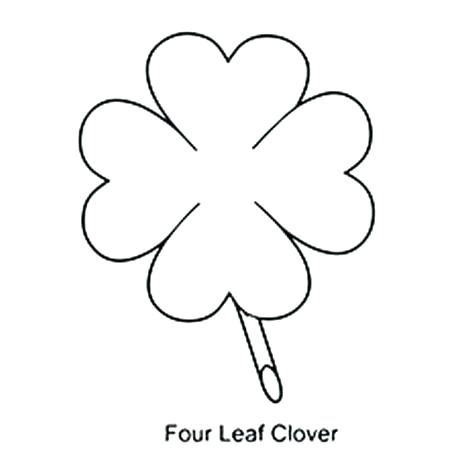 468x468 Clover Leaf Coloring