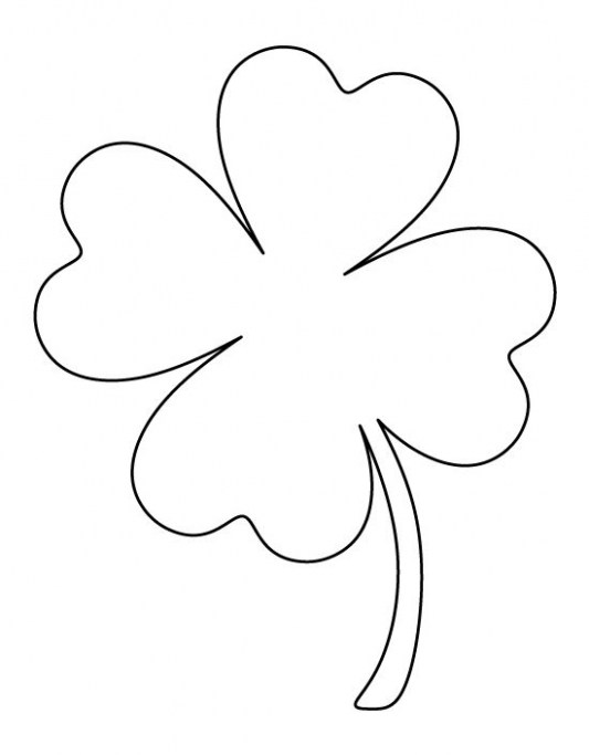 3 Leaf Clover Drawing | Free download on ClipArtMag