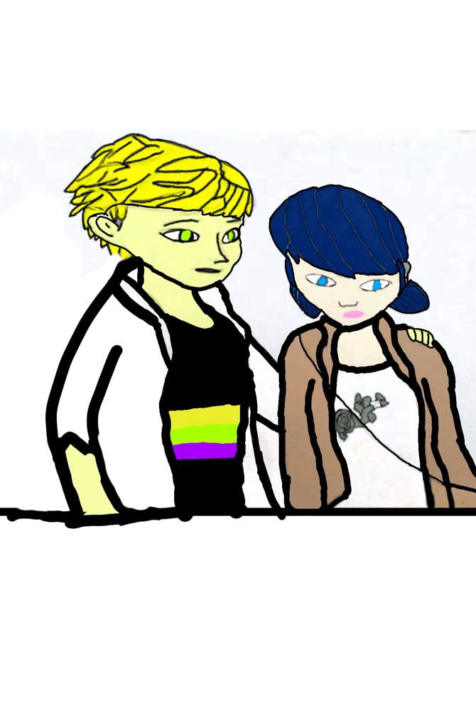 670x1024 I Draw Marinnate And Adrien Miraculous Amino