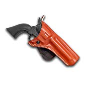 175x175 Leather Paddle Owb Holster For Revolver Colt Single