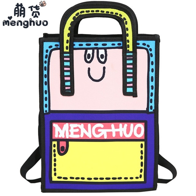 640x640 Menghuo Fashion New Anime Bag Cartoon Women Backpack School Bag