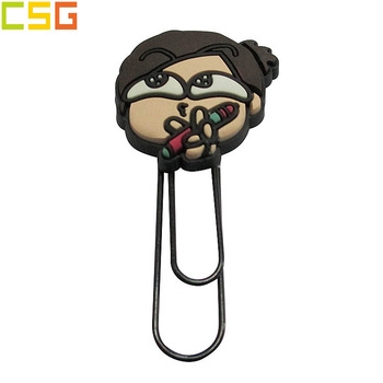 350x350 Soft Pvc Rubber Anime Bookmark