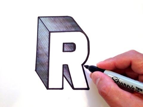480x360 How To Draw The Letter R