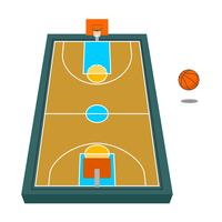 200x200 Basketball Court Free Vector Art