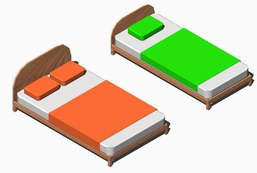 517x348 Beds In Autocad Download Cad Free