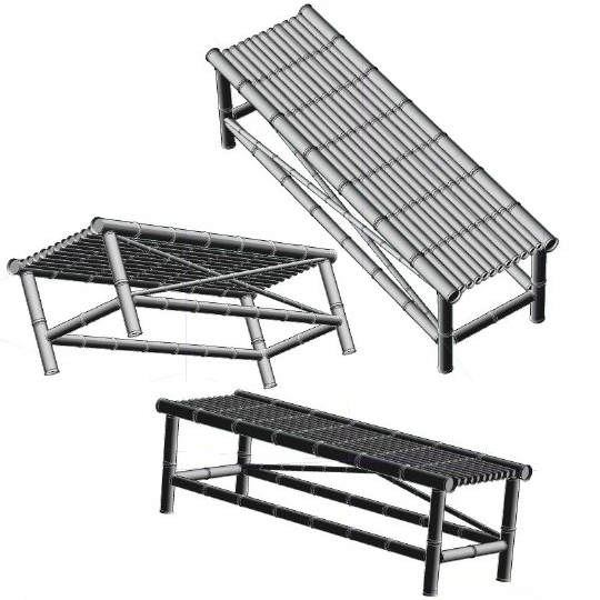 540x540 Free Bamboo Bench Manga Materials