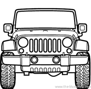 384x374 jeep rubicon model on behance jeep siluetas