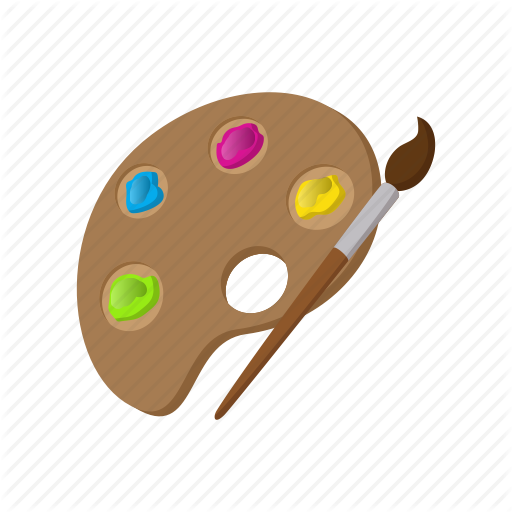 512x512 Art, Artist, Artistic, Brush, Cartoon, Drawing, Paint Icon