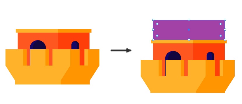 830x357 Illustration Create A Castle Tower Scene Free Adobe Illustrator