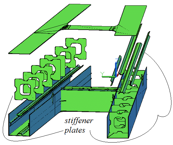 562x470 illustrates a explosive drawing of the middle part