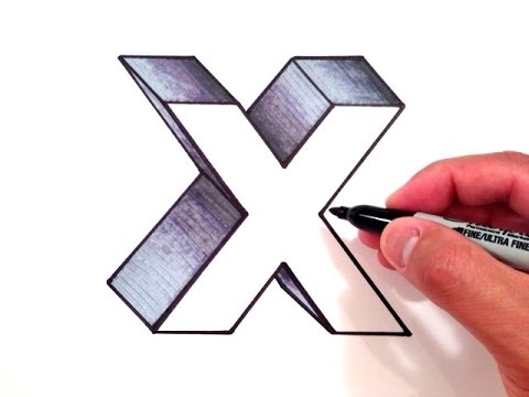 480x360 How To Draw The Letter X