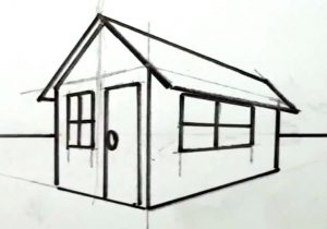 300x210 Easy House Drawing Easy House Drawing New House Drawing