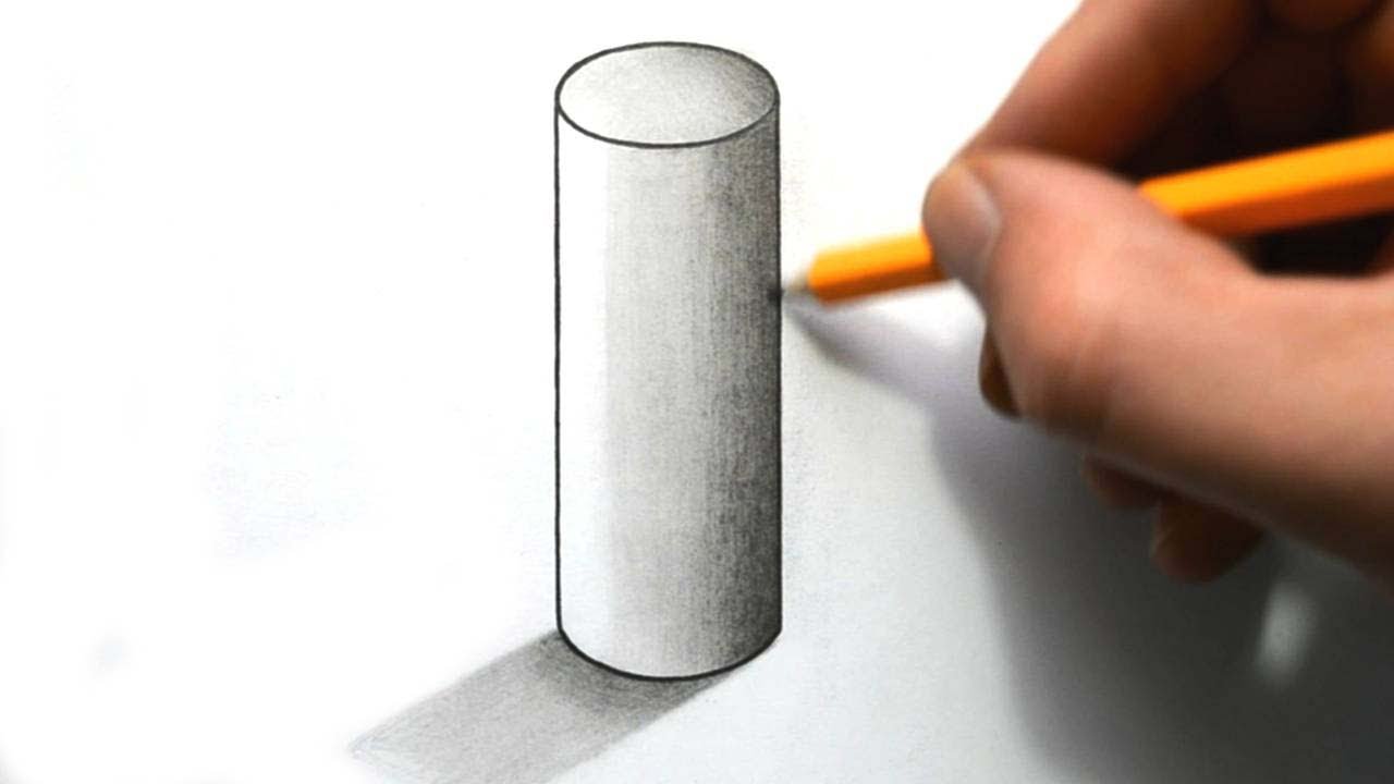 1280x720 How To Draw A Cylinder