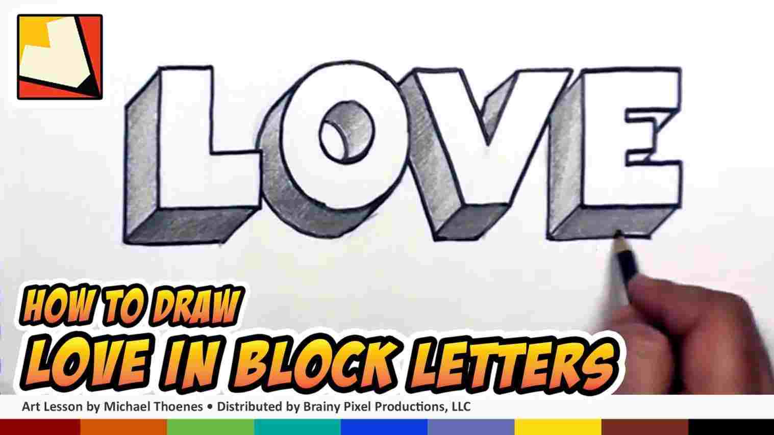 1517x853 How How To Draw Block Letters To Draw D Letters In One Point