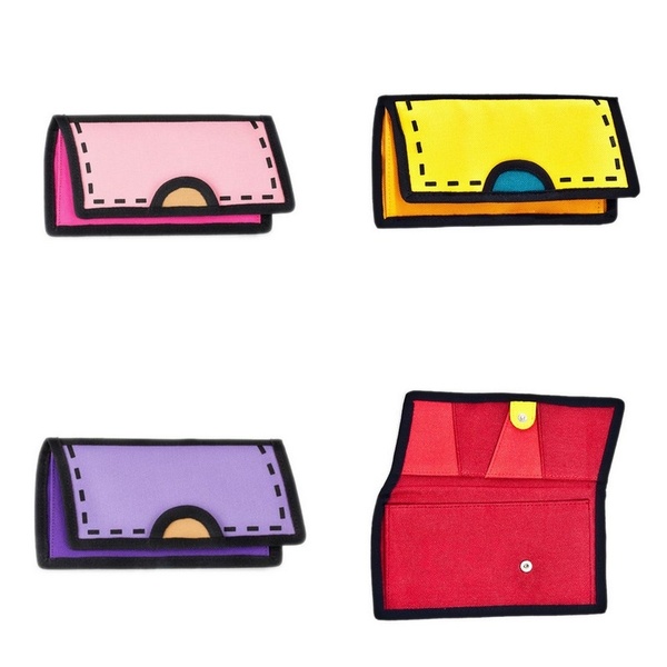 600x600 Fashion Jump Drawing From Cartoon Paper Comic Handbag Women