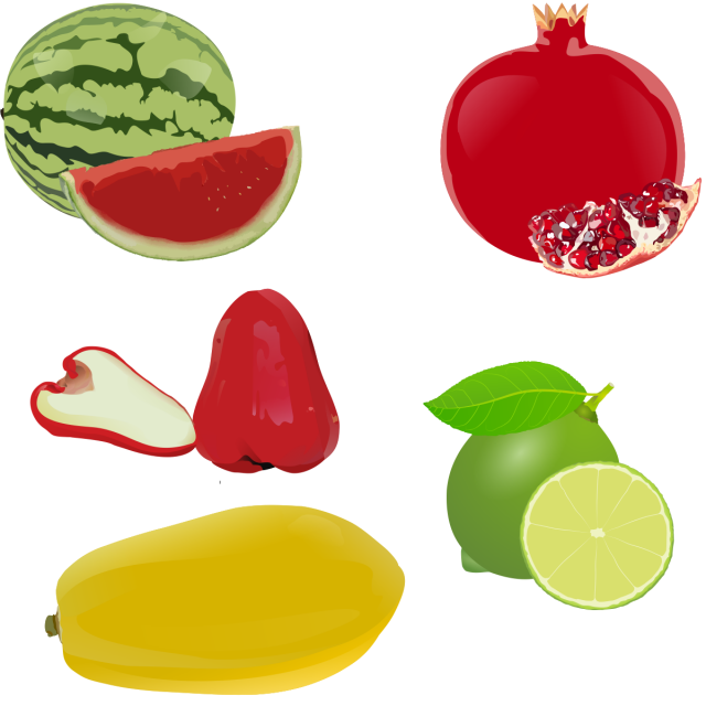 640x640 Of Fruit Set Drawing Stock, Fruit Logo, Set Clipart