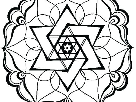 440x330 Coloring Pages Basic Geometric Shapes To Color Colouring
