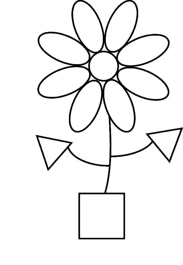 600x868 Coloring Pages Of Shapes Geometric