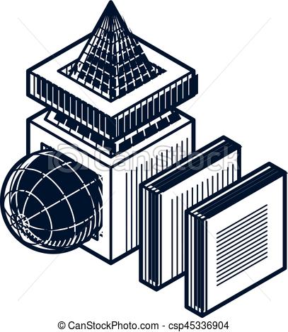 407x470 Vector Abstract Geometric Shape, Polygonal Figure