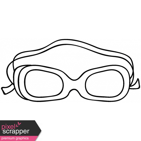 456x456 Water Fun Doodle Template Graphic