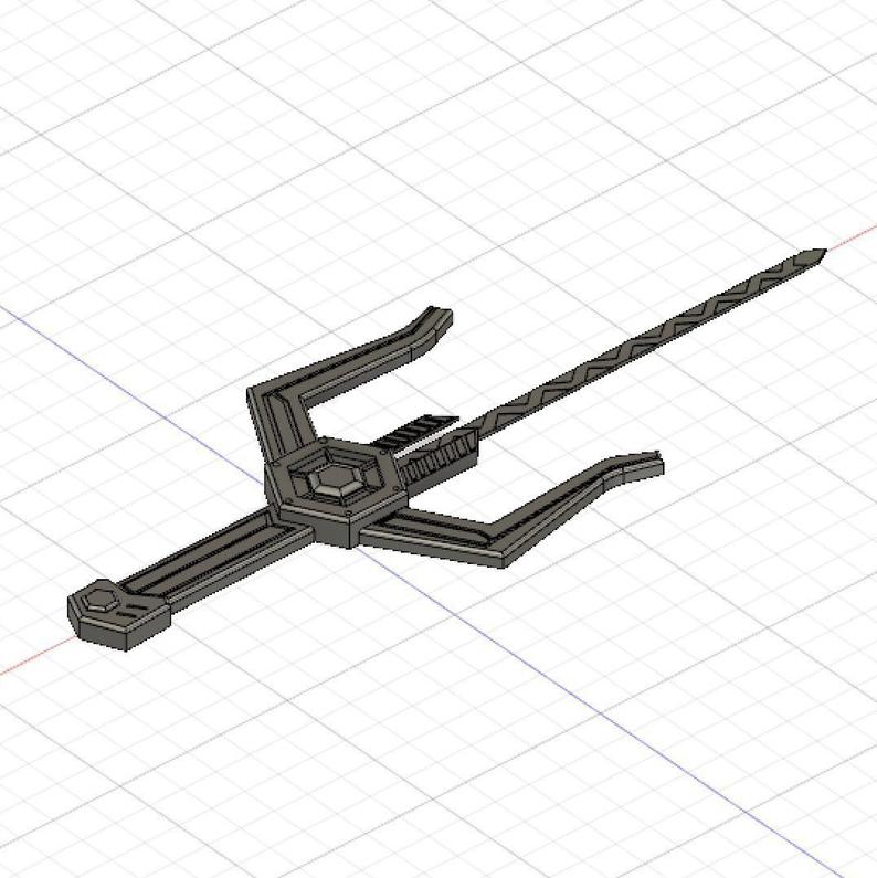 794x795 Ginga Defender Sword Print Etsy