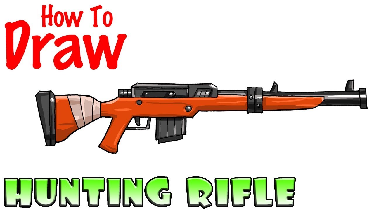 1280x720 How To Draw Hunting Rifle Fortnite