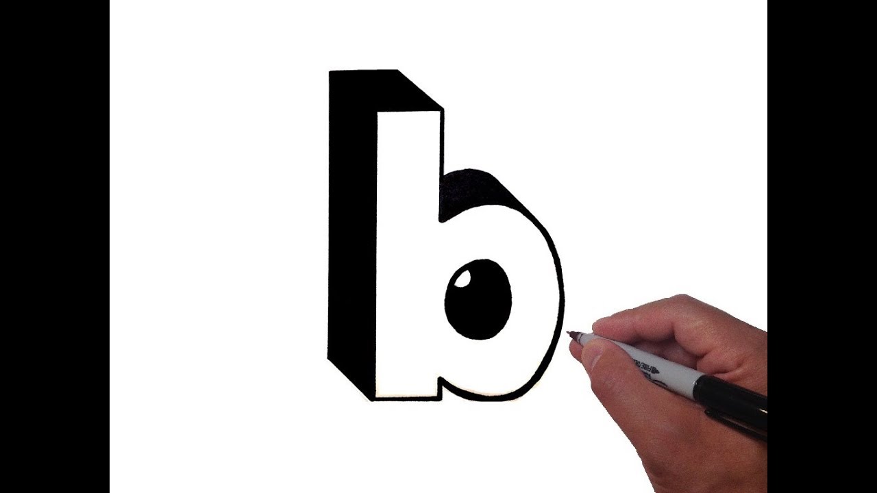 1280x720 How To Draw Letter B In Lowercase