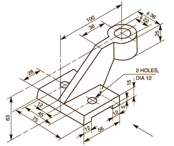 576x486 Orthographic Projections Orthographic Projection Solved Examples