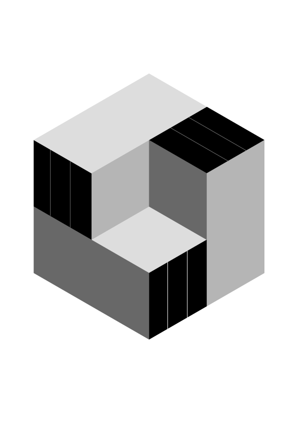 595x842 Illusions Geometric Quilt, Art