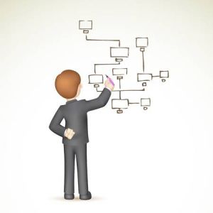 300x300 Chart Drawing Cool Photos Illustration Business Man In Drawing