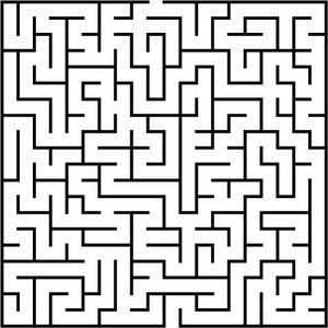 300x300 Free Maze Vector