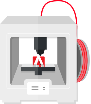 3d Printer Drawing | Free download on ClipArtMag