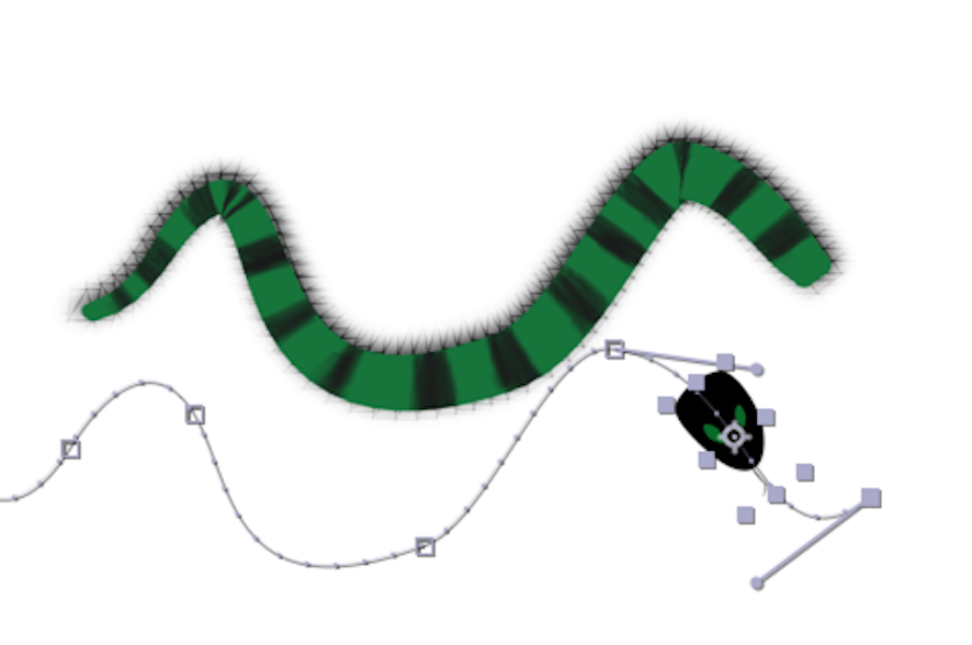 886x588 Snake Animation In After Effects Using The Omino Snake Plugin