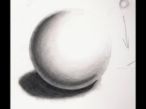 290x217 Realistic Drawing Tutorial How To Draw A Sphere Drawings