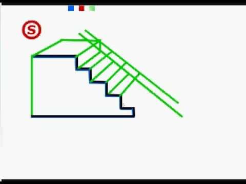 480x360 How To Draw A Staircase Drawing Illustration Art !