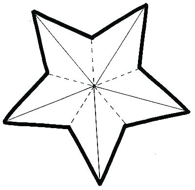 400x390 Star Ornament A Stars Paper Template Printable Free