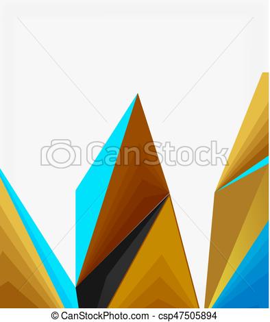 394x470 modern triangle low poly abstract geometric vector modern