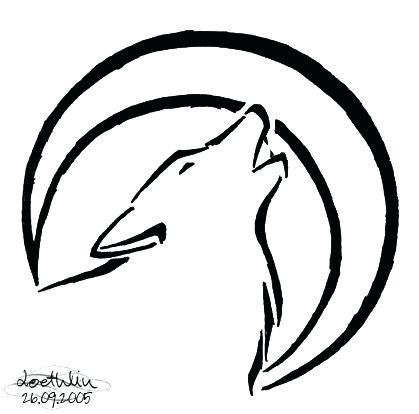 419x414 Easy Wolf Drawings Simple Wolf Sketch Wolves Drawings In Pencil