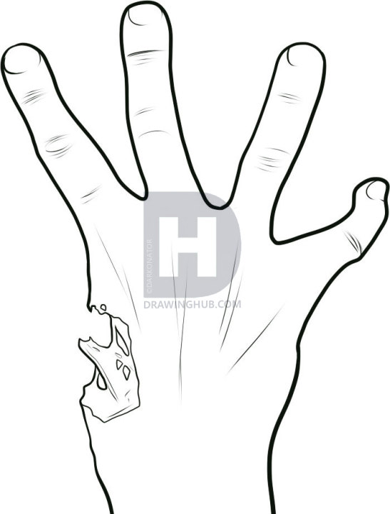 547x720 how to draw left dead, left dead, step