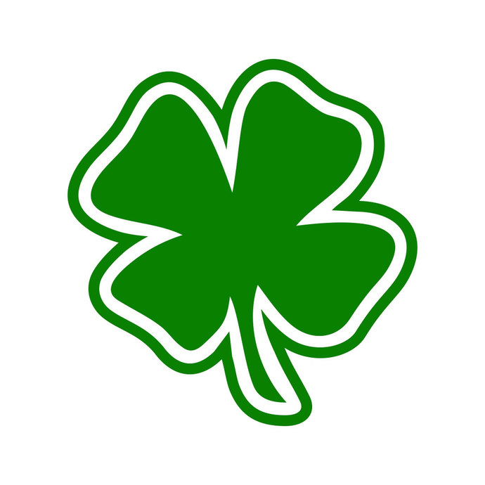690x690 Leaf Clover Images Leaf Clover Silhouette