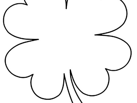 440x330 Four Leaf Clover Coloring Pages, Home Four Leaf Clover Kids