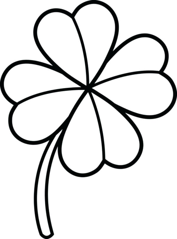 600x809 Clovers Coloring