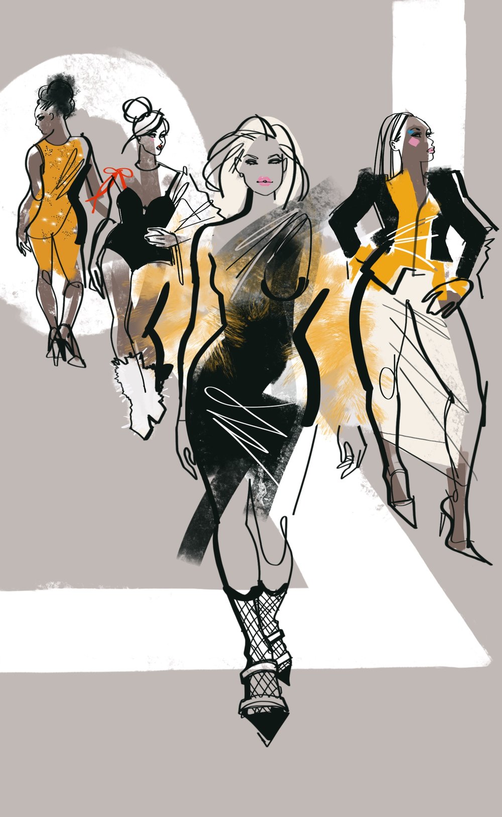 1000x1625 jacqueline illustrates for four seasons magazine for their fashion