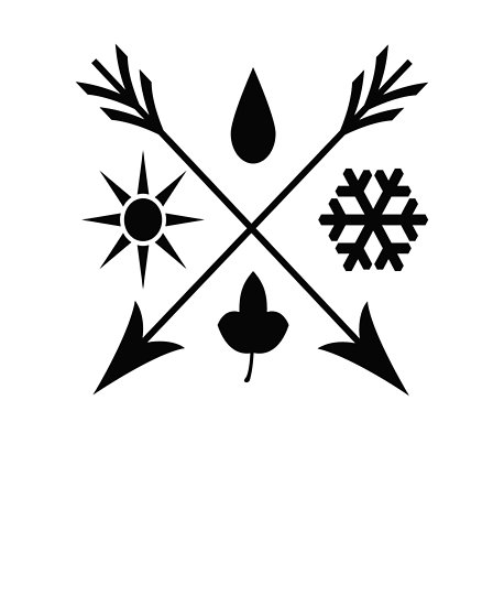 458x550 The Four Seasons Black Posters